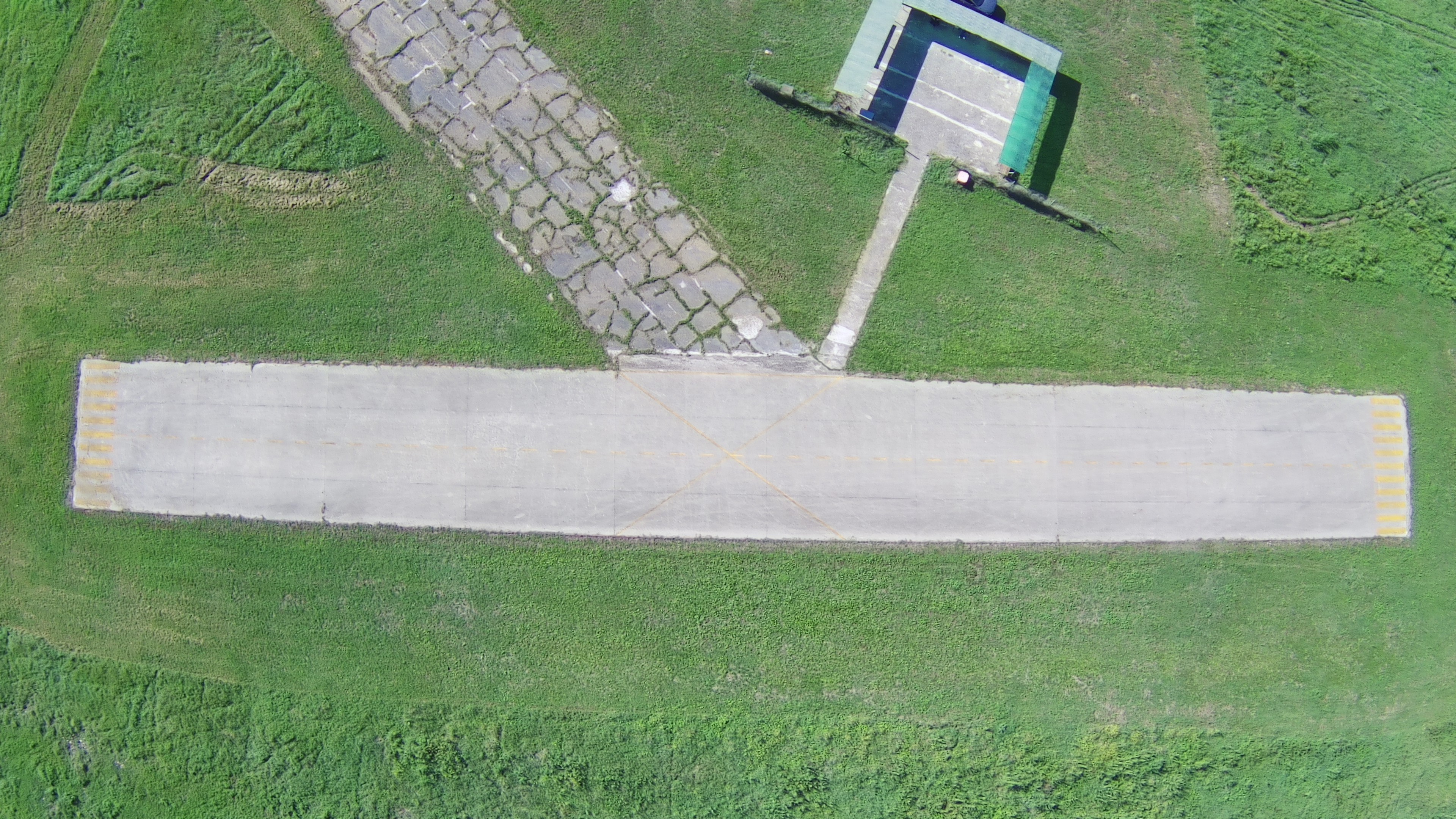 Vista verticale della pista